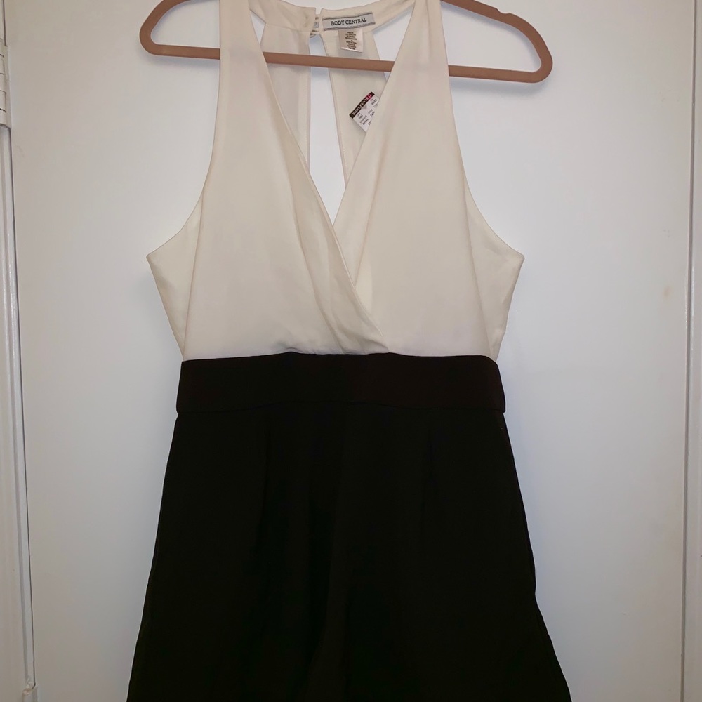 Black & Cream Romper